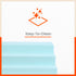 Stomo Taro Multipurpose Shelf Organizer for Home | Baby Blue - Set of 2